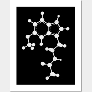 Melatonin Molecule Posters and Art